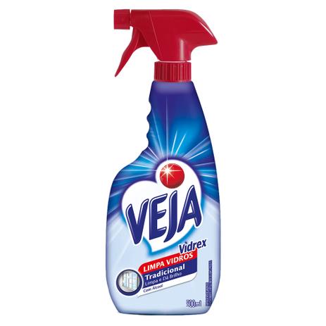 Limpa Vidro Veja Vidrex Tradicional Pulverizador 500ML Menor preço em Limpa Vidro Veja Vidrex Tradicional Pulverizador 500ML
