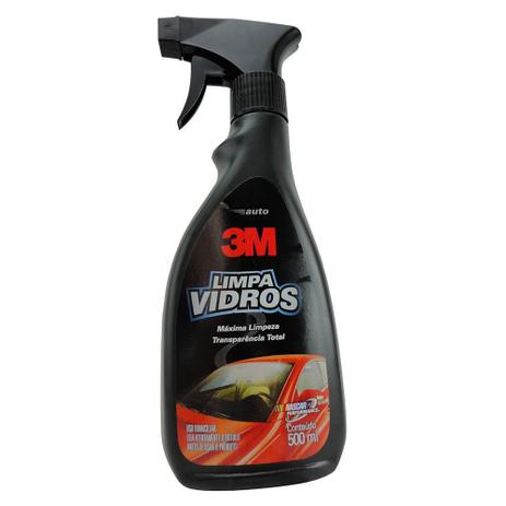 Limpa Vidros Automotivo 3M 500 ML Menor preço em Limpa Vidros Automotivo 3M 500 ML