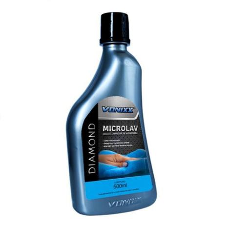 Limpador de Microfibra Microlav 500ml Vonixx Menor preço em Limpador de Microfibra Microlav 500ml Vonixx