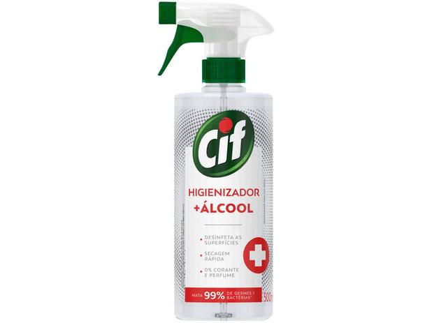 Limpador Multiuso Cif Higienizador + Álcool - 500ml