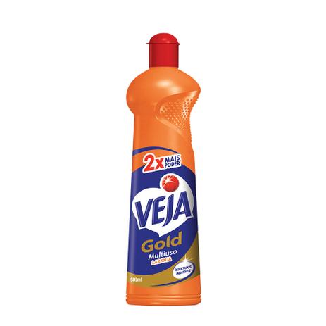 Limpador Multiuso Veja Gold Laranja Squeeze 500ml Menor preço em Limpador Multiuso Veja Gold Laranja Squeeze 500ml