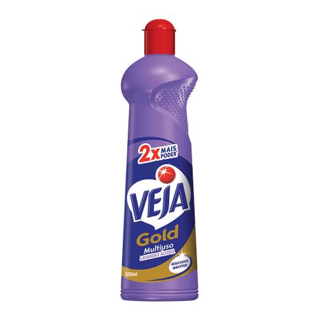 Limpador Multiuso Veja Gold Lavanda Álcool Squeeze 500ml Menor preço em Limpador Multiuso Veja Gold Lavanda Álcool Squeeze 500ml