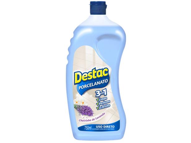 Limpador Uso Direto Destac para Pisos de Porcelana - e Cerâmica Lavanda e Alfazema 750ml