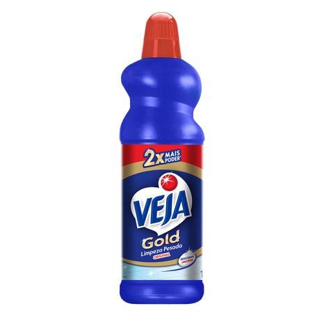 Limpador Veja Gold Concentrado para Limpeza Pesada Original 1 Litro Menor preço em Limpador Veja Gold Concentrado para Limpeza Pesada Original 1 Litro