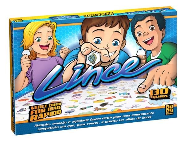 Lince - Jogo de Tabuleiro Infantil - Grow Menor preço em Lince - Jogo de Tabuleiro Infantil - Grow