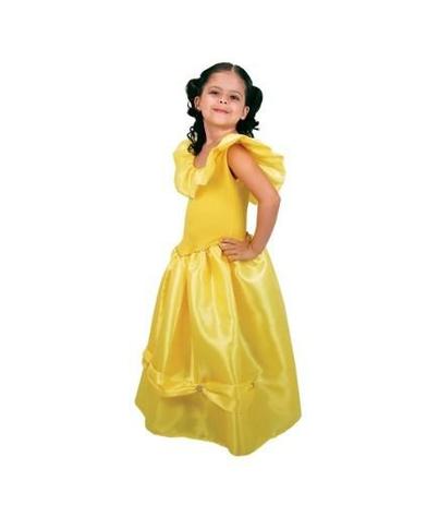 Linda Fantasia Vestido Princesa Bela E Fera Infantil Festa - Brink model Menor preço em Linda Fantasia Vestido Princesa Bela E Fera Infantil Festa - Brink model