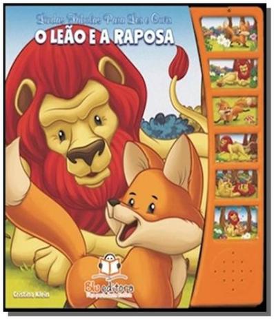 Lindas f. para ler e ouvir - o leao e a raposa - Blu Menor preço em Lindas f. para ler e ouvir - o leao e a raposa - Blu