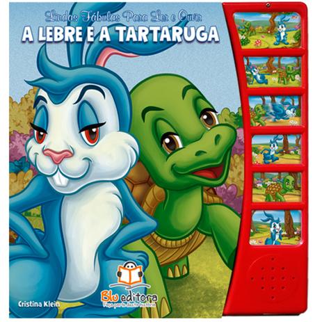 Lindas Fábulas para Ler e Ouvir: A Lebre e a tartaruga - Blu Editora - Dwinguler Menor preço em Lindas Fábulas para Ler e Ouvir: A Lebre e a tartaruga - Blu Editora - Dwinguler
