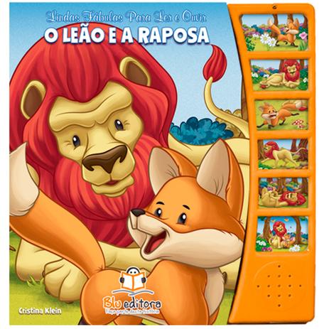 Lindas Fábulas para Ler e Ouvir: O Leão e a Raposa - Blu Editora - Dwinguler Menor preço em Lindas Fábulas para Ler e Ouvir: O Leão e a Raposa - Blu Editora - Dwinguler