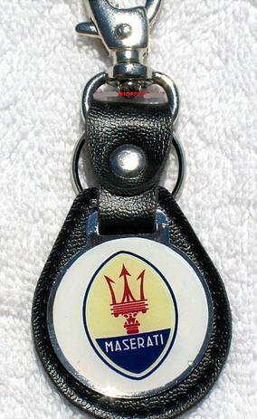 Lindo Chaveiro Couro Maserati Novo - Chavemax Menor preço em Lindo Chaveiro Couro Maserati Novo - Chavemax