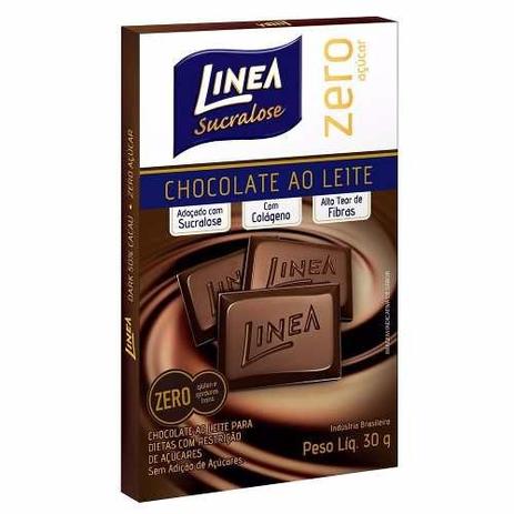 Linea Chocolate Diet Ao Leite 15x30g (Kit C/12) Menor preço em Linea Chocolate Diet Ao Leite 15x30g (Kit C/12)