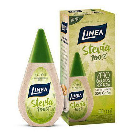 Linea Liquido Adoçante 100% Stevia 60ml - LINEA S/A Menor preço em Linea Liquido Adoçante 100% Stevia 60ml - LINEA S/A