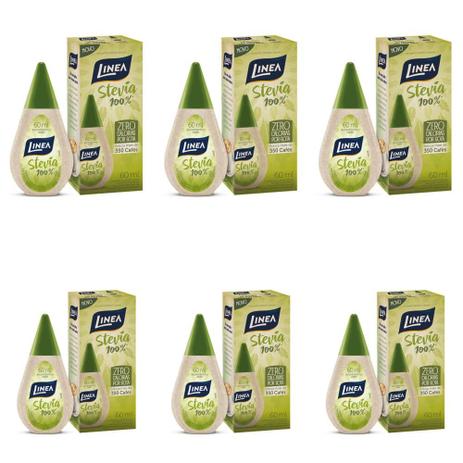 Linea Stevia Adoçante 60ml (Kit C/06) Menor preço em Linea Stevia Adoçante 60ml (Kit C/06)