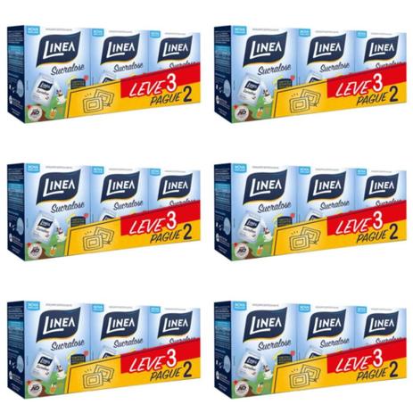 Linea Sucralose Adoçante Sachê C/150 (Kit C/06) Menor preço em Linea Sucralose Adoçante Sachê C/150 (Kit C/06)