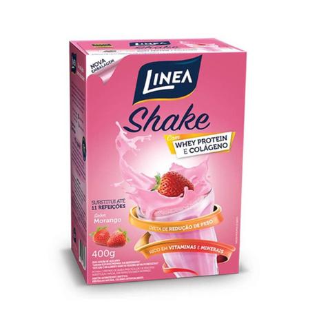 Linea Zero Shake C/ Colágeno Morango 400g Menor preço em Linea Zero Shake C/ Colágeno Morango 400g