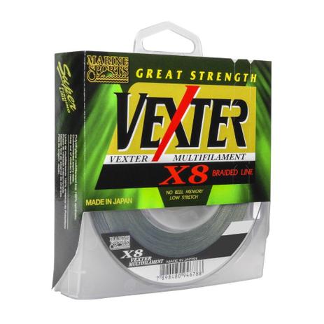 Linha Pesca Multifilamento Vexter X8 0.40mm 60 Lbs 300 Metros 8 Fios - Marine Sports Menor preço em Linha Pesca Multifilamento Vexter X8 0.40mm 60 Lbs 300 Metros 8 Fios - Marine Sports