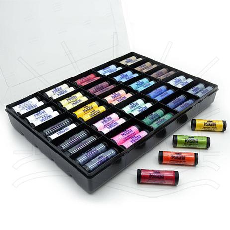 Linhas para costura Magna estojo com 100 tubos coloridos - Produto nacional Menor preço em Linhas para costura Magna estojo com 100 tubos coloridos - Produto nacional