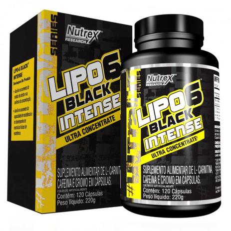 Lipo 6 Black Intense Ultra Concentrado (120 caps) - Nutrex Menor preço em Lipo 6 Black Intense Ultra Concentrado (120 caps) - Nutrex