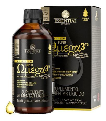 Liquid Super Ômega-3 Tg (150ml) Essential Nutrition Menor preço em Liquid Super Ômega-3 Tg (150ml) Essential Nutrition