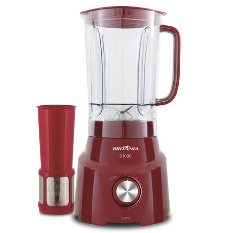 Liquidificador 12 Velocidades B1000 1200W Britânia 220V Vermelho Menor preço em Liquidificador 12 Velocidades B1000 1200W Britânia 220V Vermelho