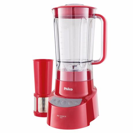 Liquidificador 3 Velocidades PH Touch Philco 800W 127V Vermelho Menor preço em Liquidificador 3 Velocidades PH Touch Philco 800W 127V Vermelho