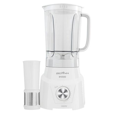 Liquidificador Britânia B1000 Branco, 1000W, 12 Velocidades + Pulsar - 110V Menor preço em Liquidificador Britânia B1000 Branco, 1000W, 12 Velocidades + Pulsar - 110V