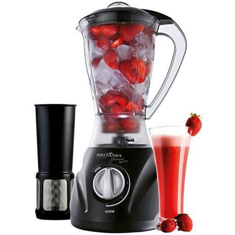Liquidificador Britânia Diamante 600W Black Filter 4 Velocidades com Filtro Menor preço em Liquidificador Britânia Diamante 600W Black Filter 4 Velocidades com Filtro