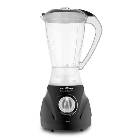 Liquidificador Britânia Diamante Black PP 900w Menor preço em Liquidificador Britânia Diamante Black PP 900w