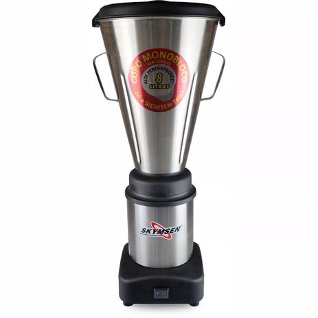 Liquidificador Comercial Inox Copo Monobloco Inox 8 Litros 220V 0,5CV/500W LC8 - Skymsen Menor preço em Liquidificador Comercial Inox Copo Monobloco Inox 8 Litros 220V 0,5CV/500W LC8 - Skymsen