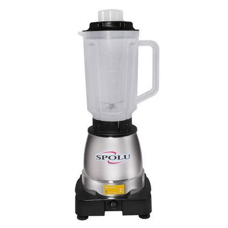 Liquidificador Industrial 1,75 L Inox Alta Rotação Gourmet Super Copo Plástico Spolu Menor preço em Liquidificador Industrial 1,75 L Inox Alta Rotação Gourmet Super Copo Plástico Spolu