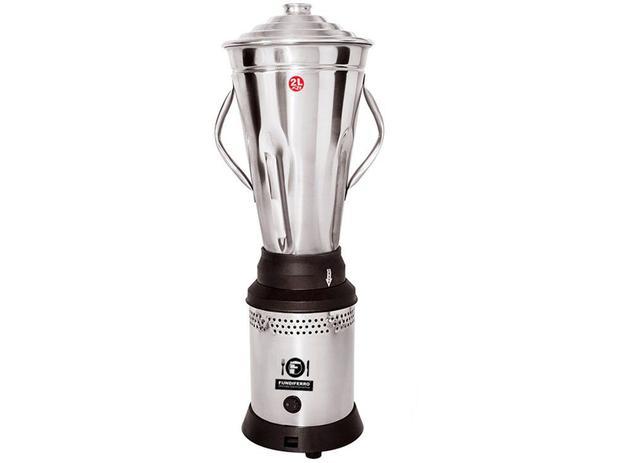 Liquidificador Industrial 2L Inox Fundiferro - FL008 600W Menor preço em Liquidificador Industrial 2L Inox Fundiferro - FL008 600W