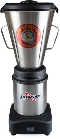 Liquidificador Industrial 4 Litros Skymsen 0,5CV Copo Inox Monobloco LS-04MB-N 110V Menor preço em Liquidificador Industrial 4 Litros Skymsen 0,5CV Copo Inox Monobloco LS-04MB-N 110V