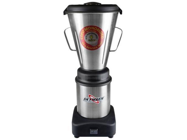 Liquidificador Industrial 4L Inox Skymsen - Bar e Restaurante LS-04MB-N Menor preço em Liquidificador Industrial 4L Inox Skymsen - Bar e Restaurante LS-04MB-N