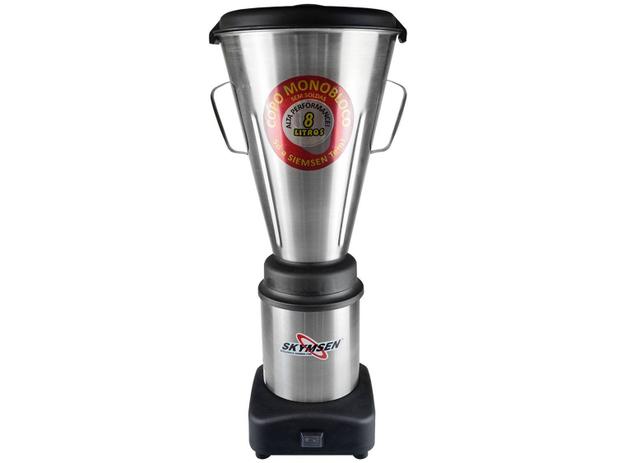 Liquidificador Industrial 8L Inox Skymsen - Bar e Restaurante LS-08MB-N Menor preço em Liquidificador Industrial 8L Inox Skymsen - Bar e Restaurante LS-08MB-N