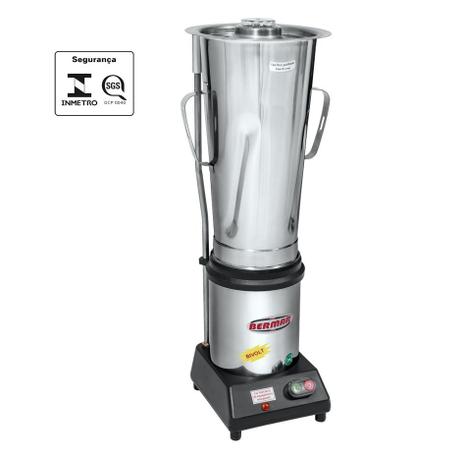 Liquidificador industrial l b 8 litros bm 35 nr s com sensor na tampa bivolt primeira linha - Bermar Menor preço em Liquidificador industrial l b 8 litros bm 35 nr s com sensor na tampa bivolt primeira linha - Bermar