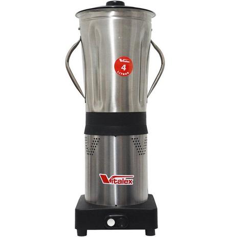 Liquidificador Industrial Profissional 4 Litros 840W Baixa Rotação Bivolt Vitalex LQI-04 Copo Inox Menor preço em Liquidificador Industrial Profissional 4 Litros 840W Baixa Rotação Bivolt Vitalex LQI-04 Copo Inox