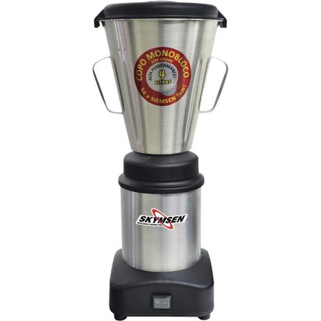 Liquidificador Industrial Skymsen 04MBR, 4L, Inox - 220V Menor preço em Liquidificador Industrial Skymsen 04MBR, 4L, Inox - 220V