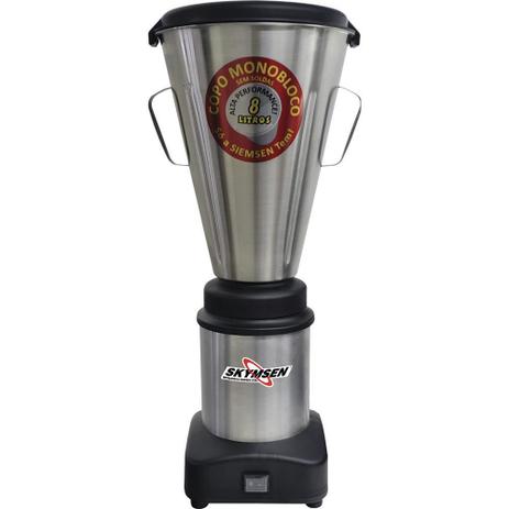 Liquidificador Industrial Skymsen 08MB, 8L, Inox - 220V Menor preço em Liquidificador Industrial Skymsen 08MB, 8L, Inox - 220V