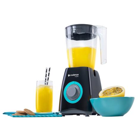 Liquidificador Inspire 1000W Preto e Azul Cadence LIQ366 Menor preço em Liquidificador Inspire 1000W Preto e Azul Cadence LIQ366