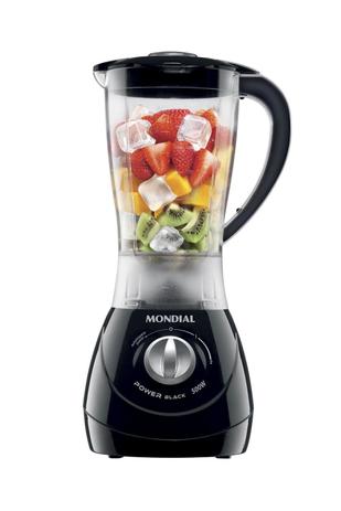 Liquidificador Mondial Power 2 Black L-28 Preto - 220v Menor preço em Liquidificador Mondial Power 2 Black L-28 Preto - 220v