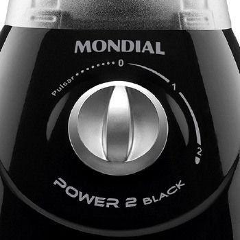 Liquidificador Mondial Power 2I BLACK 370W - L-29 Preto 220 VOLTS Menor preço em Liquidificador Mondial Power 2I BLACK 370W - L-29 Preto 220 VOLTS