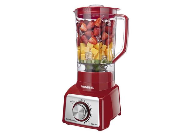 Liquidificador Mondial Premium L1000 Vermelho 1000W 12 Velocidade 220V Menor preço em Liquidificador Mondial Premium L1000 Vermelho 1000W 12 Velocidade 220V