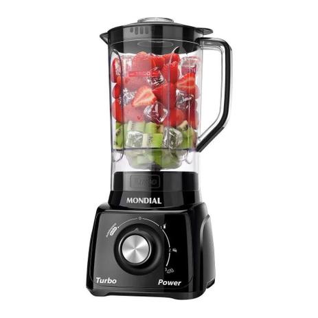 Liquidificador Mondial Turbo Power 2.2L Preto L-99 FB Menor preço em Liquidificador Mondial Turbo Power 2.2L Preto L-99 FB