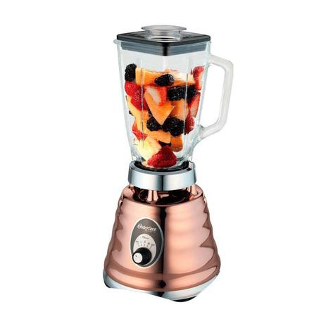 Liquidificador Oster Clássico Cobre 220V 1,25L 3 Velocidades 600W com Jarra de Vidro Menor preço em Liquidificador Oster Clássico Cobre 220V 1,25L 3 Velocidades 600W com Jarra de Vidro