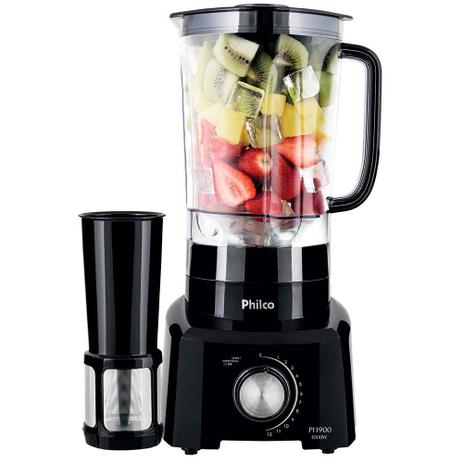 Liquidificador PH900 1200W com Filtro 12 Velocidades 103101017 Philco - Philco Portateis Menor preço em Liquidificador PH900 1200W com Filtro 12 Velocidades 103101017 Philco - Philco Portateis