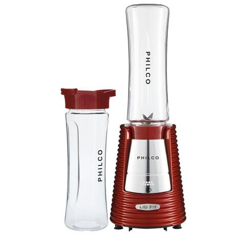 Liquidificador Philco Fit Retrô 4 Lâminas Vermelho 220V Menor preço em Liquidificador Philco Fit Retrô 4 Lâminas Vermelho 220V