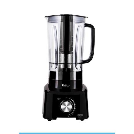 Liquidificador Philco PH900 Preto - 1200W 12 Velocidades Menor preço em Liquidificador Philco PH900 Preto - 1200W 12 Velocidades