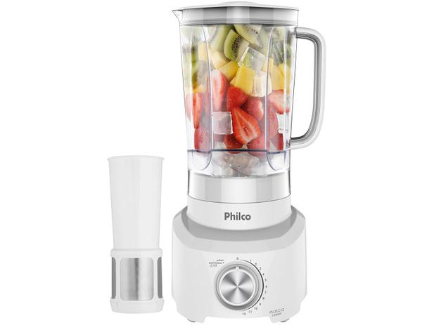 Liquidificador Philco PLQ1212B Branco com Filtro - 12 Velocidades 1200W Menor preço em Liquidificador Philco PLQ1212B Branco com Filtro - 12 Velocidades 1200W