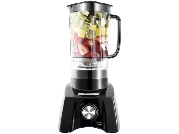 Liquidificador Philco PLQ1400P Preto - 11 Velocidades 1400W Menor preço em Liquidificador Philco PLQ1400P Preto - 11 Velocidades 1400W