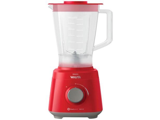 Liquidificador Philips Walita Daily RI2110/40 2L - Vermelho 2 Velocidades 550W Menor preço em Liquidificador Philips Walita Daily RI2110/40 2L - Vermelho 2 Velocidades 550W